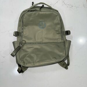 lululemon 22L Olive Green “New Crew” Backpack
